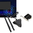 thumbnail image 4 of PCIE Wifi Card, Aluminium Alloy PCIE WiFi Adapter  5.2  For Desktop Computer For, 4 of 8