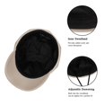 thumbnail image 5 of Minzimin Womens PU Leather Newsboy Cap 8 Panel Paperboy Newsie Cap Bakerboy Beret Cabbie Hat, 5 of 7