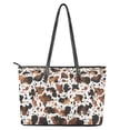 thumbnail image 4 of ZUXONGSY Cow Print Top Handle Bag for Women Waterproof Top Handle Satchel Portable Travel Purse with Handle for Dating Shopping, 4 of 6