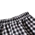 thumbnail image 6 of OGLCCG Girls Plaid Shorts Kids Gingham Elastic Waist Wide Leg Short Pants with Pockets Casual Lounge Shorts for Toddler 6M-7T, 6 of 8