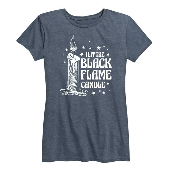 Hocus Pocus - I Lit Blame Flame Candle - Women's Short Sleeve Graphic T-Shirt
