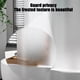 thumbnail image 4 of Cortina de ducha blanca impermeable con ganchos - Cortina de baño de 70x70 pulgadas, diseño libre de gruñidos, impresión digital, uso para autocaravanas y uso doméstico, 4 of 7
