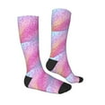 thumbnail image 3 of Balery Fun Rainbow Pink Fun Novelty Socks Men'S Women'S Crew Socks Funny Crazy Novelty Socks Quirky And Cool Socks, 3 of 9