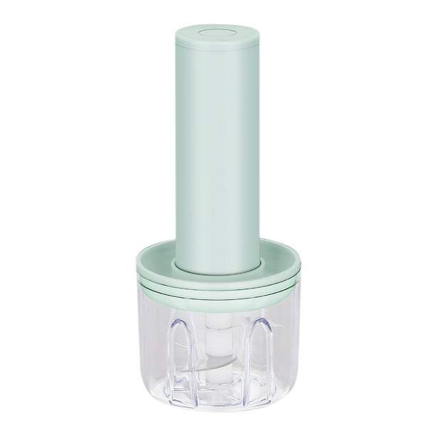 Pisexur Batería de cocina Picadora de verduras portátil de 250 ml, 3 cuchillas, recargable por USB, ideal para jengibre, chile, verduras, carne, especias, judías, et para la cocina del hogar