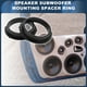 thumbnail image 2 of Anillo Espaciador de Altavoz Unique Bargains Adaptador de Espaciador de Tweeter para Volkswagen Golf MK5 2 Pcs, 2 of 7
