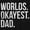 Black, variant on Worlds Okayest Dad Fathers Day Family Men's Crewneck Sweatshirt Brisco Brands S