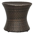 thumbnail image 1 of Modway Stage 20" Round Rattan Patio End Table in Brown, 1 of 3