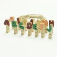 thumbnail image 3 of Masteelf 140PCS Assorted Color Cartoon Wooden Clothespins for Decor Photo Display Crafts, 3 of 8