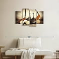 thumbnail image 2 of Elephant Stock Golf Sets Wall Art - Horizontal Multi Panel Canvas - Hallway Wall Decor - Sports Multi Panel - Yellow And Brown Decor - 36" x 22", 2 of 8
