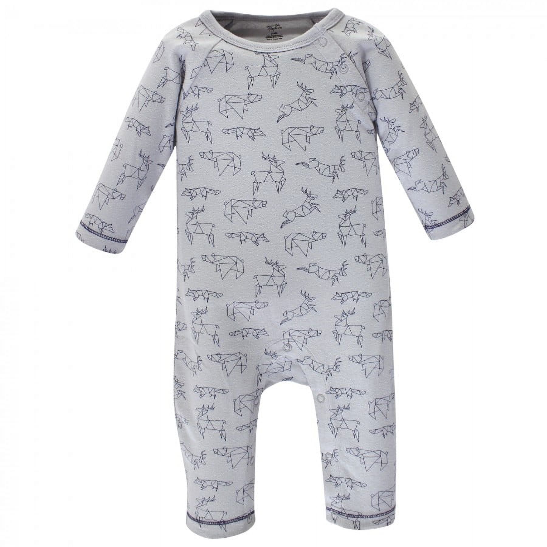 Touched by Nature Baby Boy Organic Cotton Coveralls 3pk, Constellation, 0-3 Months