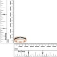 thumbnail image 3 of 1/2 Carat CTTW Black And White Natural Diamond Channel Set Men's Wedding Anniversary Band Ring In 14K Rose Gold Over Sterling Silver (0.50 Cttw, I2-I3 Clarity), 3 of 3