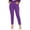 *Purple, variant on VBVC Women's High Waisted Ankle Dress Pants , Straight Leg Work Slacks For Women , Ladies' Business Casual Cropped Trousers with Pockets,Dark Gray,S-3XL