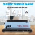 thumbnail image 4 of Weiweiguan 1 Set Binding Machine Coil Calendar Punch 34 Holes Document Punching Machine, 4 of 7