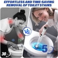 thumbnail image 3 of Glamchi Electric Toilet Brush Scrubber Kit with Holder , 8 Refill Heads and 2 Brush Types, 3 of 9
