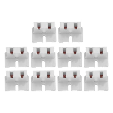 YSNOOWE Fluorescent Light Socket for Home Lighting 10Pcs 1.6x1.2x0.7in