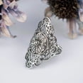 thumbnail image 4 of Filigree Art Lace Detailed Women Silver Statement Ring, 4 of 6