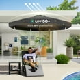 thumbnail image 4 of Outsunny 8.5 ft Outdoor Patio Umbrella with Tilt and Crank for Deck Garden, 4 of 10