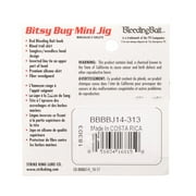Strike King Bleeding Bitsy Bug Jig 1/4oz Bleeding Green Crawfish Bass Jig