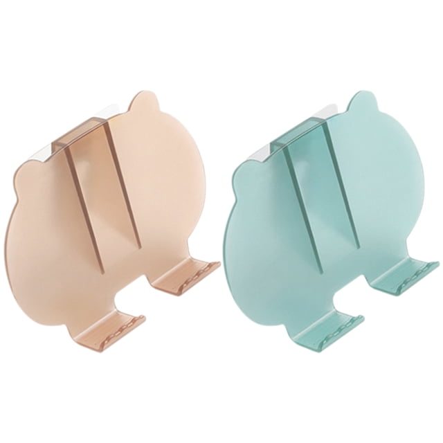 2 soportes de pared para teléfono, sin perforaciones, estación de carga para teléfono celular