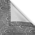 thumbnail image 3 of Ambesonne Orient Kitchen Curtains, Eastern Greyscale Design, 55"x36", Grey and White, 3 of 3