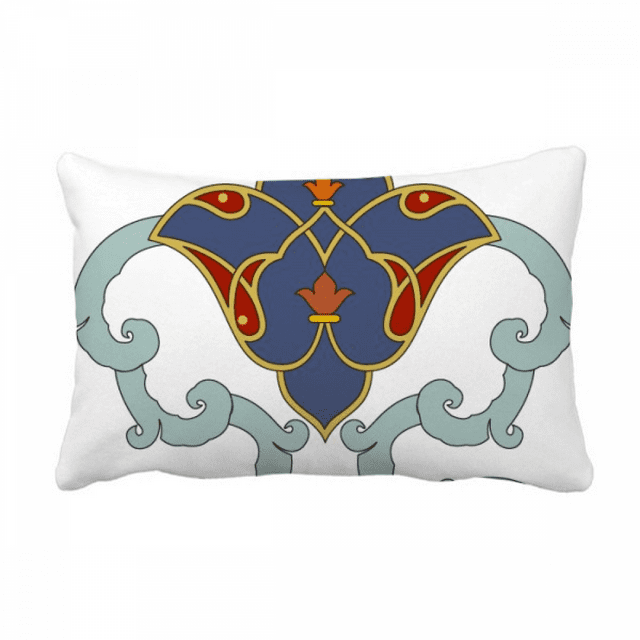colorful modern flower pattern throw pillow lumbar insert cushion cover home decoration