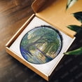 thumbnail image 5 of Window Hanging Glass Art - Willow Tree by Sunset Design with Beautiful Stained Glass, Perfect for Home Window and Car Decoration, Nature-Inspired Gift for Art Lovers, 5 of 5