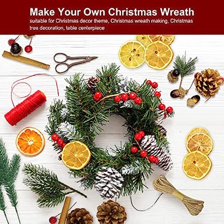 

Apragaz 20 Pieces Artificial Pine Branches Christmas F...
