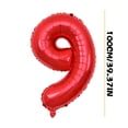 thumbnail image 2 of Autumn Home Decor Used for Birthday Party, Anniversary Celebration 100 Cm Number Decoration, 2 of 4