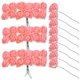 thumbnail image 4 of 144 mini rosas falsas para hacer tú mismo, pinzas para el pelo, diademas, 4 of 6