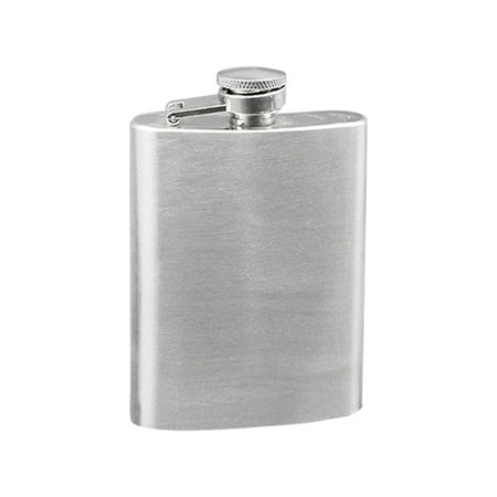 

XHAO Portable 4 5 6 7 8 10 Oz Stainless Steel Hip Liquor Whiskey Alcohol Flask Cap