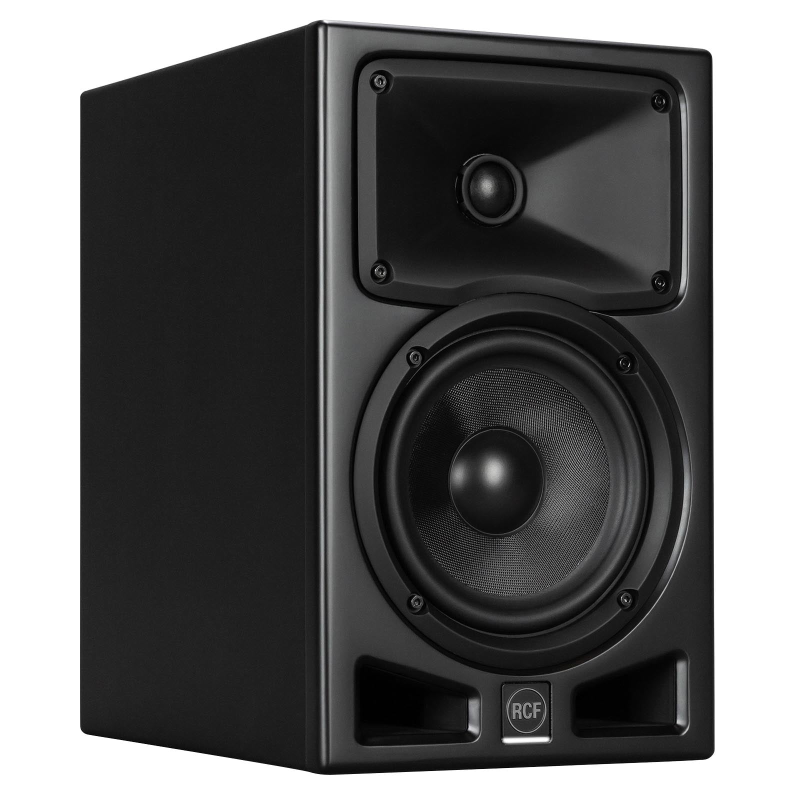 (2) RCF Ayra Six 6" Professional Active Two-Way Studio Monitors with Desktop Monitor Stands Package