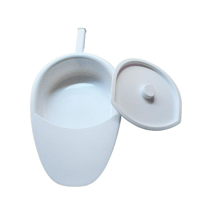 Urinal Bedpan with Lid and Brush,Smooth Comfort Heavy Duty Bedpan for  Elderly and Bed-Bound Adults at Home and Nursing Care : : Health &  Personal Care