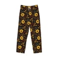 thumbnail image 6 of Daiia Fall Daisy Leaf Men's Sleep Pant with Pockets and Drawstring,Pajama Pants-Large, 6 of 9