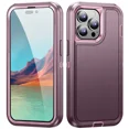 thumbnail image 3 of Funda protectora 3 en 1 a prueba de golpes Defend Armor para iPhone 11 12 13 14 15 Plus 16 Pro Max 7 8 SE 2022 Xs XR con marco de plástico y carcasa trasera de TPU, 3 of 5