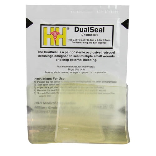 H&H DualSeal Chest Seal TwoPack