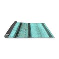 thumbnail image 2 of Ahgly Company Indoor Rectangle Abstract Light Blue Contemporary Area Rugs, 5' x 7', 2 of 4