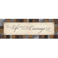thumbnail image 2 of Grey, Jace 18x9 Gold Ornate Wood Framed with Double Matting Museum Art Print Titled - Courage, 2 of 4