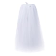 thumbnail image 4 of Falda larga de tul con lazo en la cintura para mujer, estilo princesa, con burbujas, de malla, 4 of 6