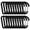 Black, variant on Rupoun Gold Aluminum D-Shape Carabiner Clips, Lightweight Spring Snap Hooks for Camping, Hiking gears, Backpacks, Key Rings, Water Bottles, 5 Pack (1.97 inches / 5 cm)