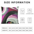 thumbnail image 5 of PHYHOO  Geometric Throw Pillow Cover,Pink Purple Black Gray Swirls Decorative Pillow Cover,Modern Geometry Pillow Cover,Abstract Chic Wavy Cushion Cover Women Room Decor, 5 of 5