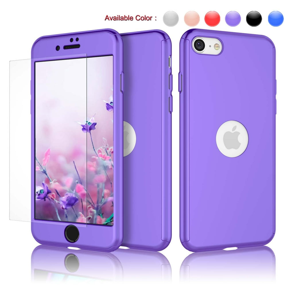 Njjex for iPhone 12 12 Pro Max SE 2020 Case Screen Protector, 360° Full