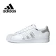 thumbnail image 3 of Zapatillas Adidas New SUPERSTAR Low para hombre y mujer, clásicas, informales, para tabla, ligeras y transpirables, color negro y blanco, 3 of 5