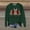Z001-Dark Green, variant on Women's 2025 Christmas Sweaters Funny Xmas Leopard Plaid Tree Print Long Sleeve Blouses Casual Trendy Stretch Comfy Pullover Tops