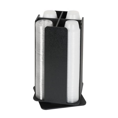 Dispense Rite Countertop Cup - Dispense rite 4 section countertop portion cup organizer RCLO-SM-4BT