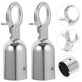 thumbnail image 3 of Shisuyan Rope End Stopper Crowd Control Stanchions 4Pcs 3.9X1.3X1.3in, 3 of 9