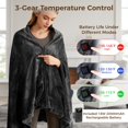 thumbnail image 3 of Heated Blanket HychYAYA 178x102cm Battery 20000mAh 3 Levels, 3 of 7