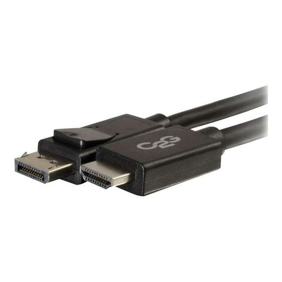 C2G 10ft DisplayPort to HDMI Cable - DP to HDMI Adapter Cable - M/M - DisplayPort cable - DisplayPort (M) to HDMI (M) - 10 ft - black