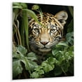 thumbnail image 2 of Designart "Tigers In Asian Painting VIII" Asian Metal Wall Decor, 2 of 5