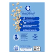 Gerber Baby Cereal, Oatmeal for Babies, Infant Cereal, Baby Breakfast, Stage 1 8 oz