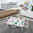 thumbnail image 4 of JUMBL 1500-Piece Wooden Jigsaw Puzzle Table, 27" x 35", 4 of 9